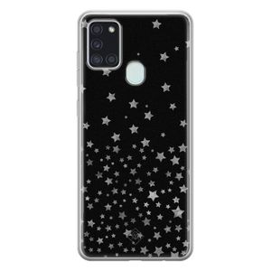 Samsung Galaxy A21s siliconen hoesje - Falling stars
