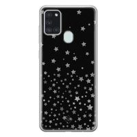Samsung Galaxy A21s siliconen hoesje - Falling stars