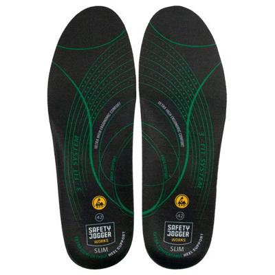 Safety Jogger SJ3FITS Inlegzool | Zwart/Groen | Maat 41 - 5400950011203