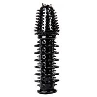 Thrilling Silicone Penis Extension - Black