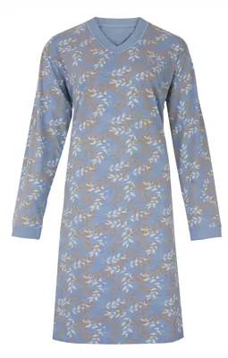 Medaillon dames nachthemd lange mouw - Leaves Medaillon dames nachthemd lange mouw - Leaves