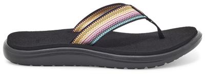 Teva Voya Flip Slipper Dames Antiguous Black Multi 11
