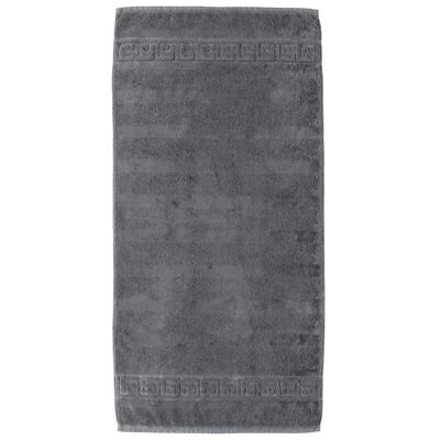 Cawö Cawö Noblesse Uni Handdoek 50x100 Antraciet
