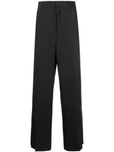 Givenchy pantalon ample à taille haute - Noir