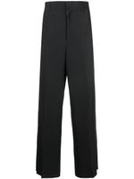 Givenchy pantalon ample à taille haute - Noir