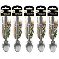 DID Theelepels - 30x - 15 cm - roestvrijstaal - dessertlepels