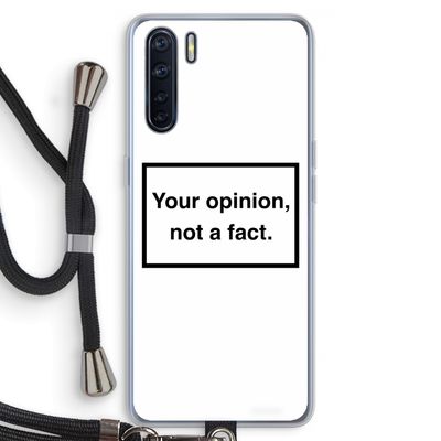 Your opinion: Oppo A91 Transparant Hoesje met koord