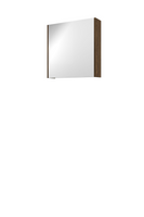Proline Comfort spiegelkast met spiegels aan binnen- en buitenzijde en 1 deur 60 x 60 x 14 cm, cabana oak