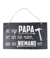 Leisteen Als mijn papa het niet kan maken
