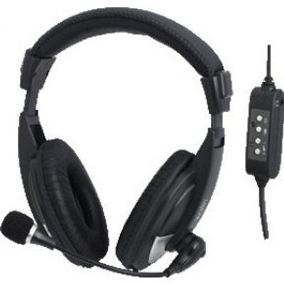 LogiLink HS0019 Bedraad Zwart