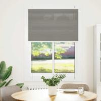 VidaXL Plissé rolgordijn 90x100 cm stofbreedte 89,4 cm antraciet