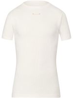 Maison Margiela t-shirt Fancy nervuré - Blanc