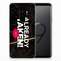 Samsung Galaxy S9 Plus | Siliconen hoesje | met naam Already Taken Black