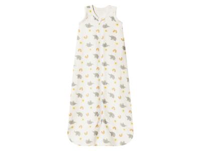 lupilu Mousseline baby slaapzak (Wit, 80)