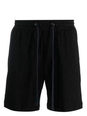 James Perse pantalon de jogging à design chiné - Noir