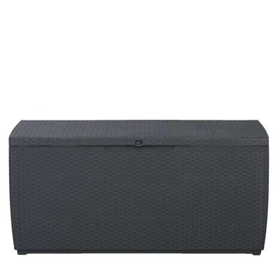 Leen Bakker - Opbergbox Capri 302L - Antraciet/ - 123x53,5x57 Cm - Kunststof - Grijs - 53.5x123x57 Cm