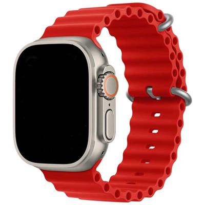 Apple Watch Sport Ocean Band - Rood - 44, 45, 46 & 49mm