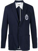 Billionaire blazer à logo brodé - Bleu