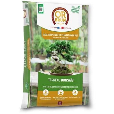 Bonsai grond - BRUIN GOUD - OBRTBON6U - 6L - Betere wortelvorming