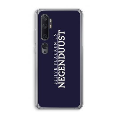 Blijve plakken in Negenduust: Xiaomi Mi Note 10 Transparant Hoesje