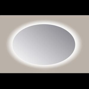 Spiegel Ovaal Sanicare Q-Mirrors 70x100 cm PP Geslepen LED Warm White Met Sensor Sanicare