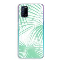 Palmbladeren: Oppo A52 Transparant Hoesje