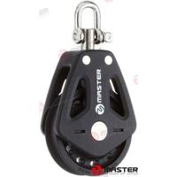 Poelie met 90mm schijf - Enkele poelie met 90mm lagers