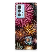 Motorola Edge 20 Pro | Sillicone Back Cover | Vuurwerk