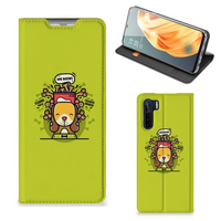 OPPO Reno3 | A91 Magnet Case Doggy Biscuit - thumbnail