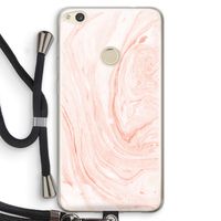 Peach bath: Huawei Ascend P8 Lite (2017) Transparant Hoesje met koord