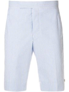 Thom Browne bermuda à rayures - Bleu