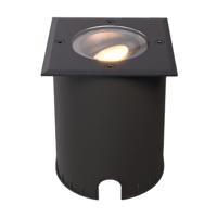 Cody LED Grondspot Zwart - GU10 4,4 Watt 345 lumen dimbaar - 2700K warm wit - Kantelbaar - Overrijdbaar - Vierkant - IP67 waterdicht