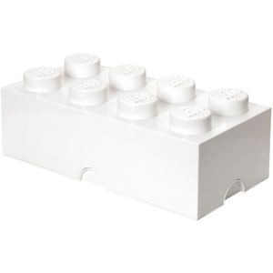 Mini opbergbox Brick 8 wit (4012)