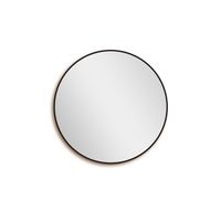 Saniclass Retro Line 2.0 Spiegel - rond - 100cm - frame - mat zwart SW7-100