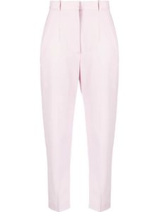 Alexander McQueen pantalon fuselé à taille haute - Rose