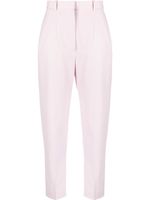 Alexander McQueen pantalon fuselé à taille haute - Rose