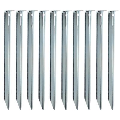 Redcliffs tentharingen - pennen - 20x - zilver - metaal - 22 cm - voor diverse ondergronden