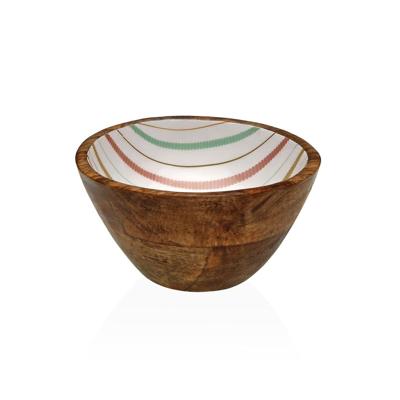 Kom Versa Flint Mangohout 13 x 7 x 13 cm