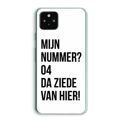 Da ziede van hier: Google Pixel 5a 5G Transparant Hoesje
