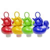 Set van 4x stuks eenhoorn badeendjes badspeelgoed 12 cm
