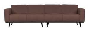 BePureHome Bank 'Statement' 4-zits, Bouclé, kleur Coffee