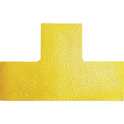 Durable 170004 Stelplaatsmarkering vorm -T- Signaalgeel 10 stuk(s) (l x b x h) 150 x 50 x 0.7 mm