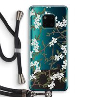 Blossoming spring: Huawei Mate 20 Pro Transparant Hoesje met koord