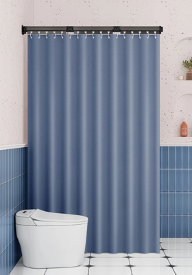 InvisibleFold Nordic Opvouwbare Badkamer Douchegordijnset InvisibleFold Nordic Opvouwbare Badkamer Douchegordijnset