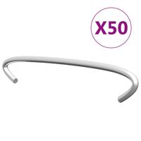 VidaXL Gabionhaken 50 st 10 cm gegalvaniseerd staal