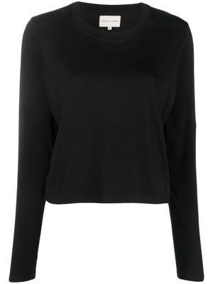 LouLou de Saison t-shirt en coton à manches longues - Noir