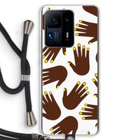 Hands dark: Xiaomi Mi Mix 4 Transparant Hoesje met koord