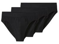 esmara Men Set van 3 heren onderbroeken (Zwart, L)