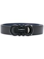 Ferragamo ceinture à boucle Gancini - Noir
