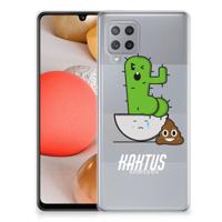 Samsung Galaxy A42 Telefoonhoesje met Naam Cactus Poo